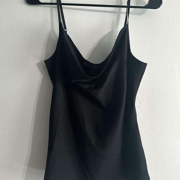 NEW All Saints Blouse Womens Size 8 Hadley Top Sleeveless NWT black - Picture 4 of 4